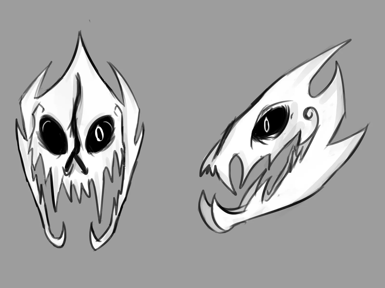 Gaster Blasters by Charlotte Cooper on Dribbble
