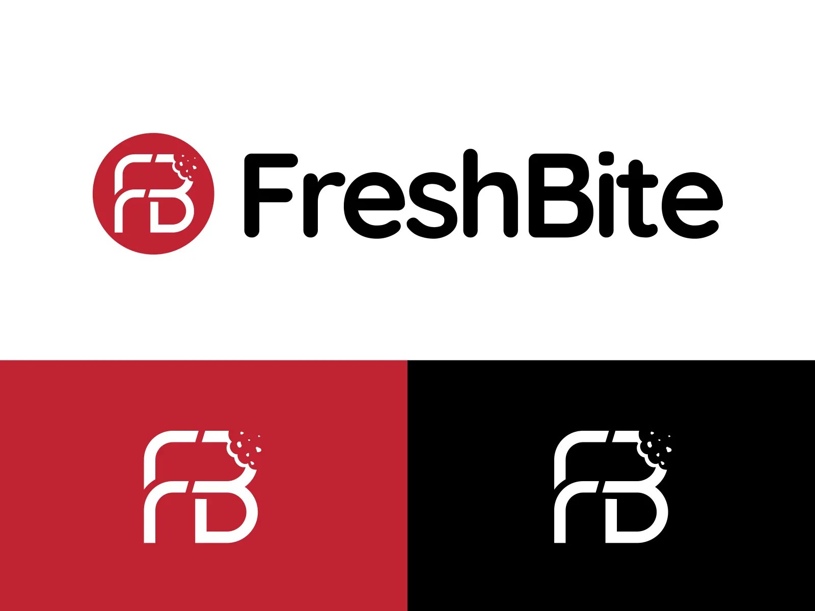 Fresh Bite logo by Rakibul Hasan on Dribbble