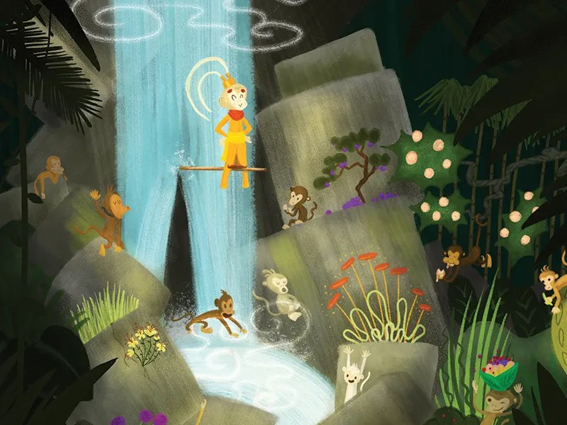 The Mountain of Flowers and Fruit by Ben Lew on Dribbble