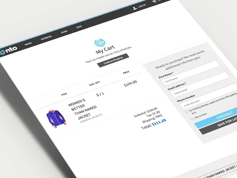 Online Shopping Cart by Lindsay Schmidt for Salesforce R+D on Dribbble