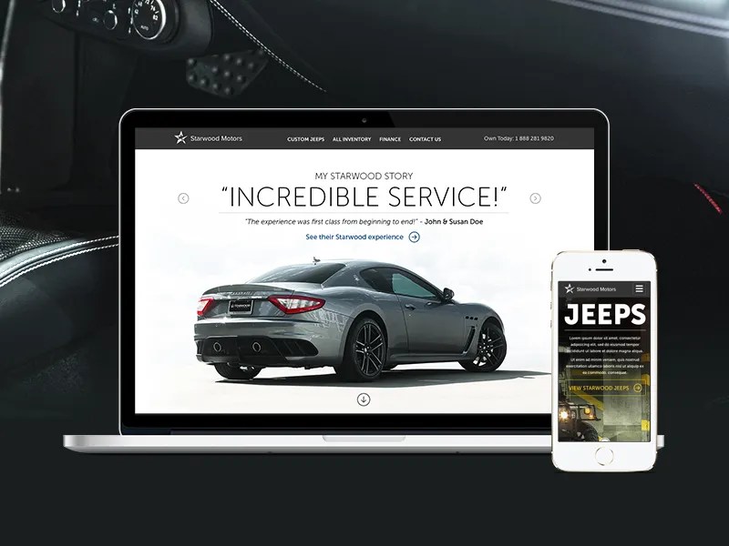 Car Dealership landing page by Zsolt Jakab on Dribbble