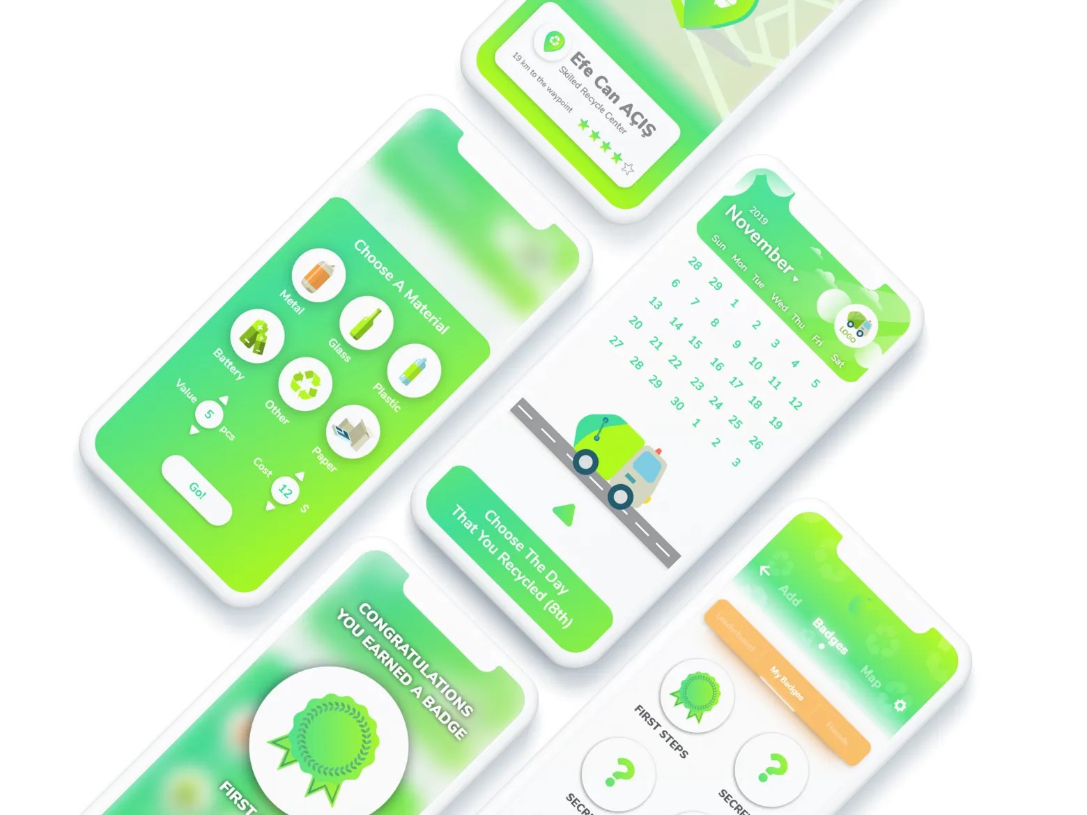 App Design Recycle Game by Efe Can AÇIŞ on Dribbble