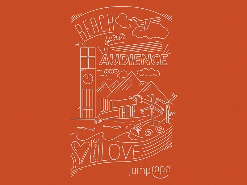 Jumprope Tagline Art by Jono Hale on Dribbble