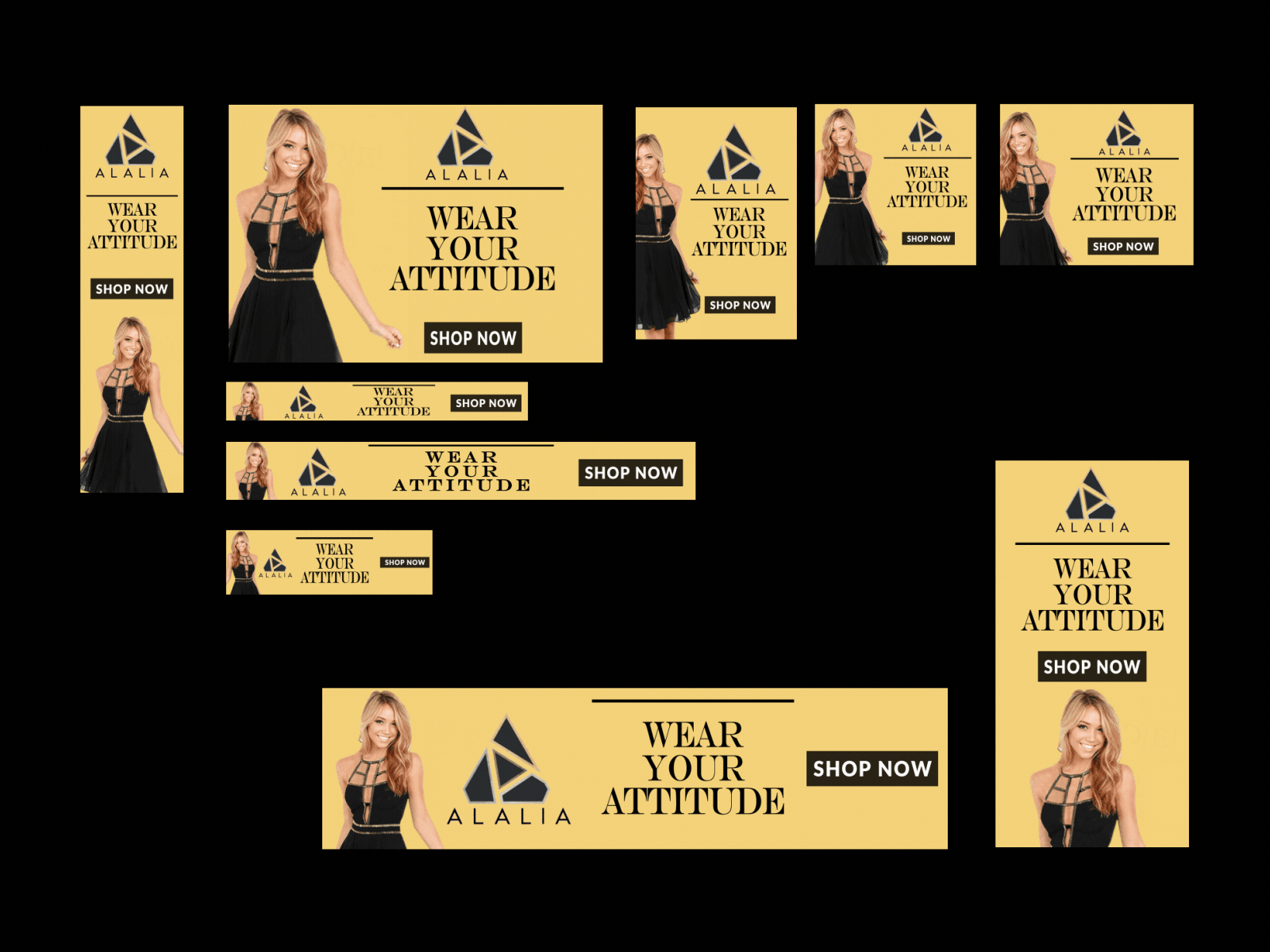 Animated GIF Banner Set (10 sizes) by Azmi Akhtar on Dribbble