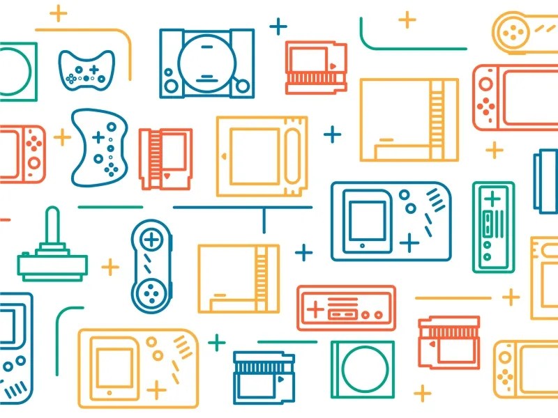 Retro Game Pattern Color by Aleksandar Savic on Dribbble