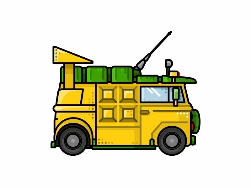 Turtle Van by Aleksandar Savic on Dribbble