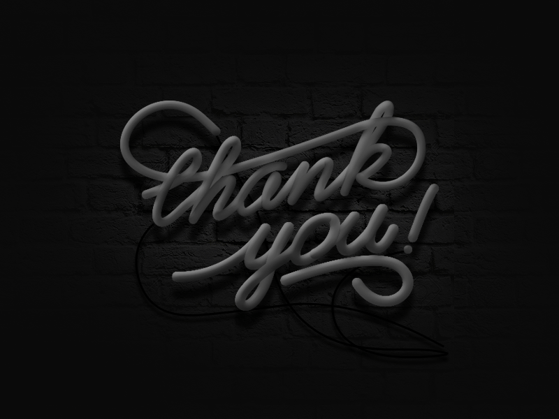 Thank you Flickering Effect by Mandeep Kaushik on Dribbble
