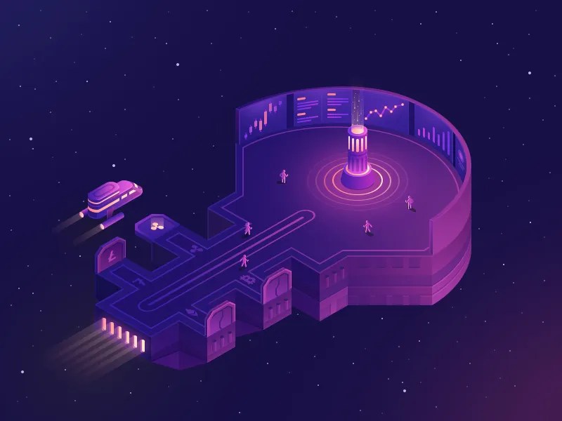 Crypto Exchange Space Plataform by Walid Beno on Dribbble
