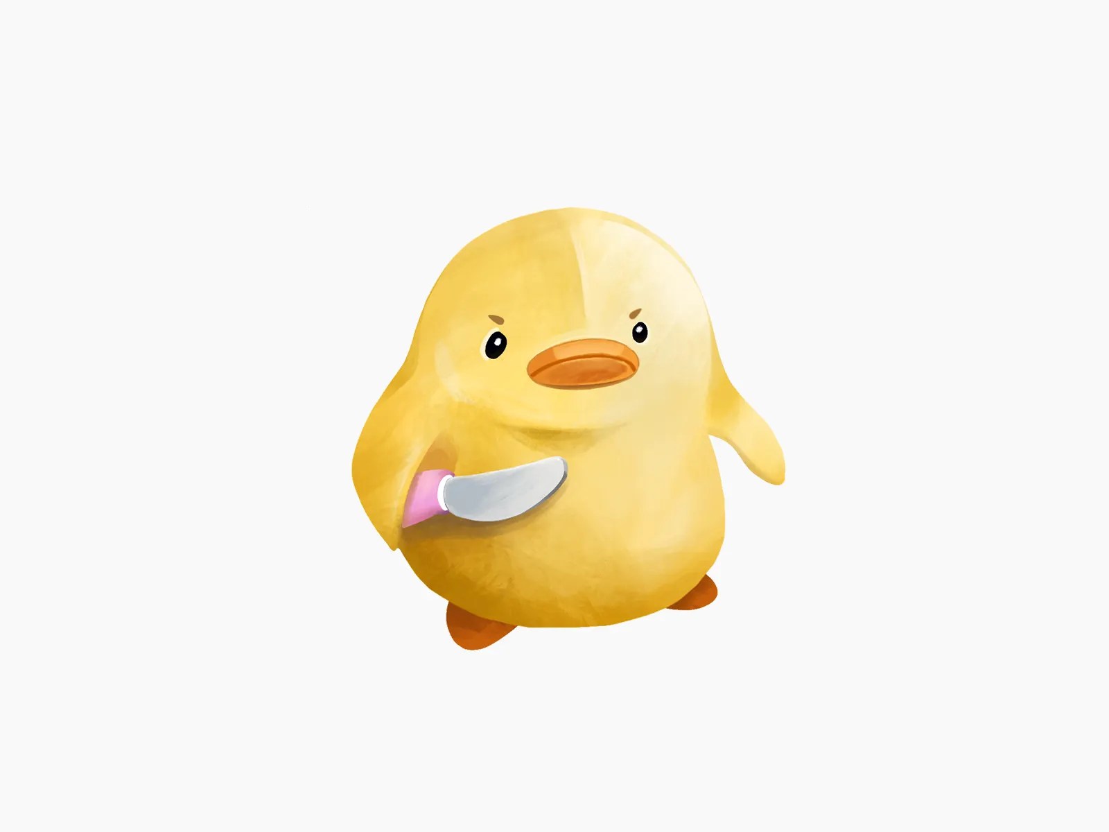 Duck With Knife Meme Wallpaper apsgeyser