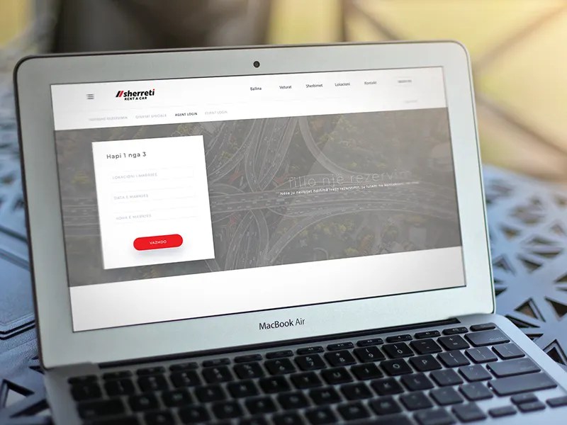 Sherreti RentaCar site ReDesign by Erblin Derguti on Dribbble