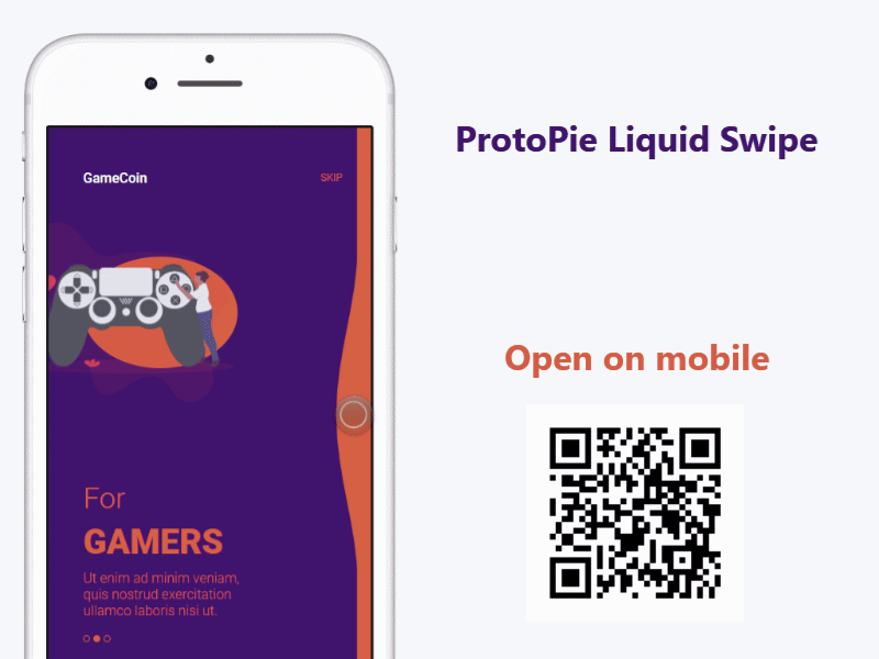 Liquid transition in ProtoPie by Eugeny🔥 Entweihen on Dribbble
