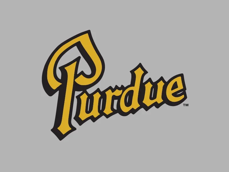 Purdue Drum Script by Brian Kelly on Dribbble