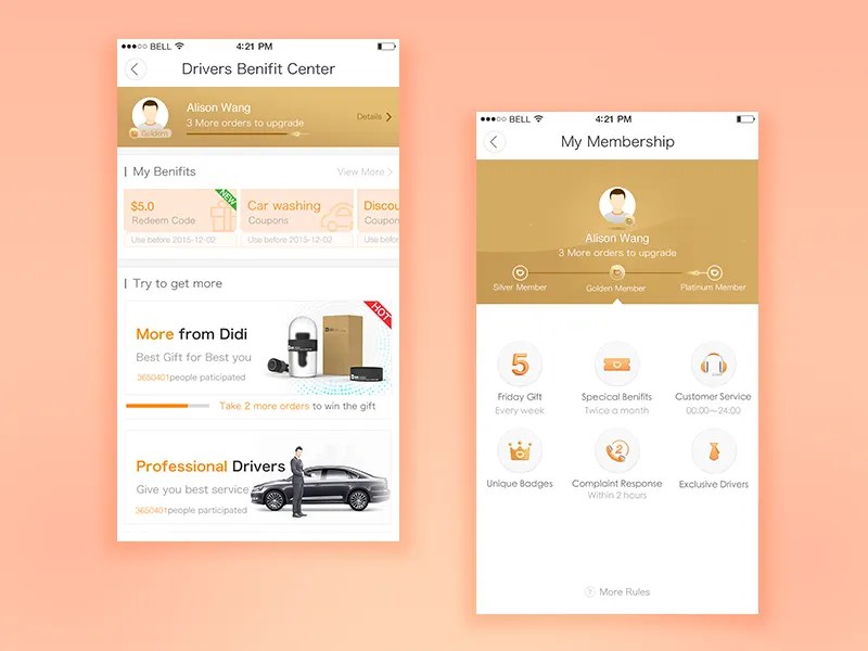 VIP Membership Design by J.W.Lee on Dribbble