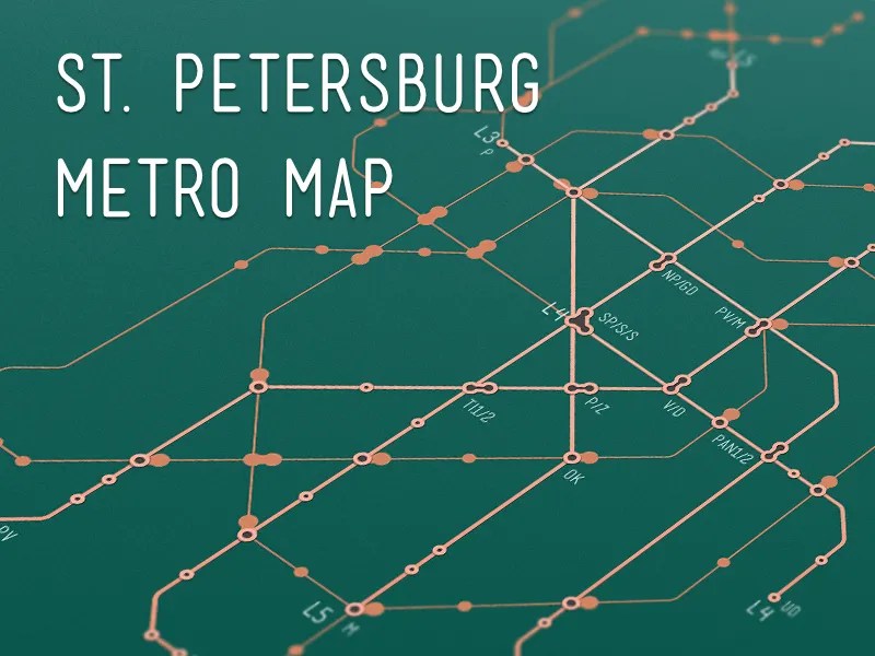 Circuit Board Metro Map by Alex Kotomanov on Dribbble