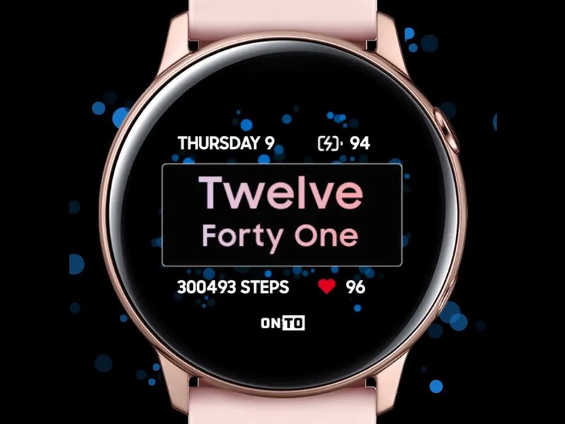 Galaxy Watch Face Black Beauty by Paoverse on Dribbble