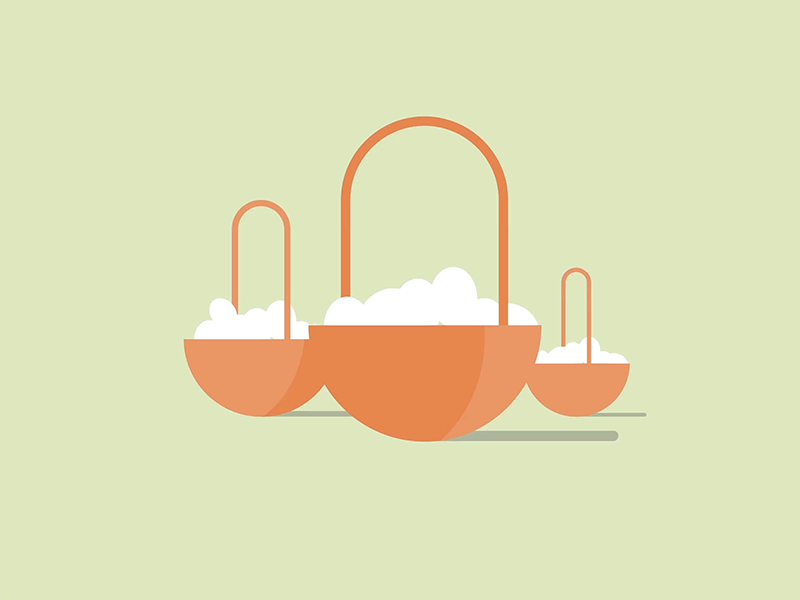 Don't put all eggs in one basket by Ivan Radovic on Dribbble
