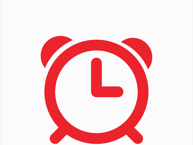 Ringing clock by Mahmoud Qammari on Dribbble