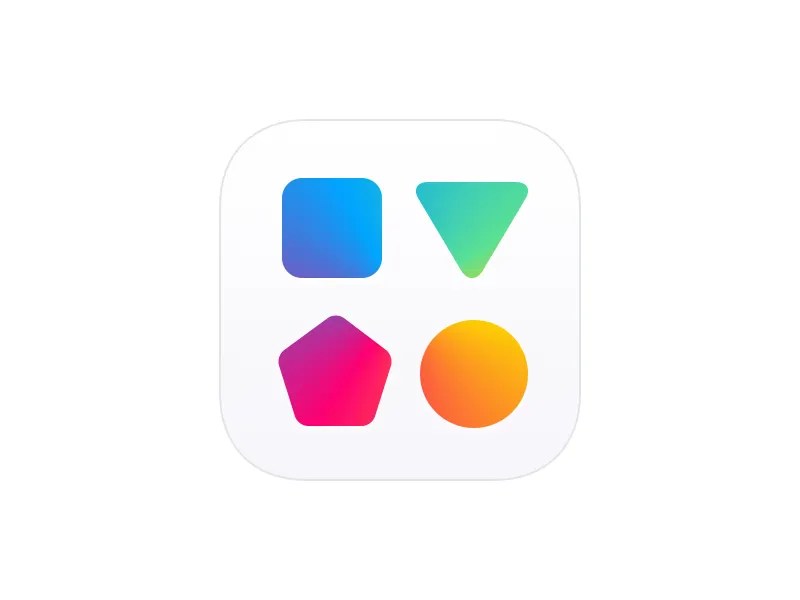 Shape Sorter App Icon by Alex Vanderzon on Dribbble