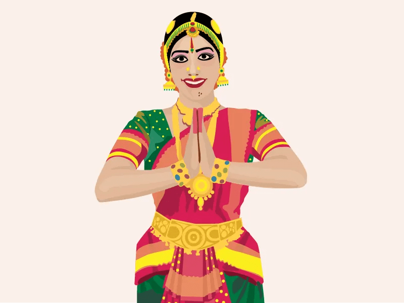 Images Of Namaste Lady Clipart Png