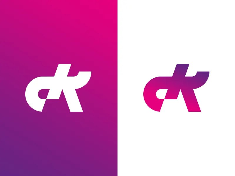 dk monogram by Damian Kidd on Dribbble