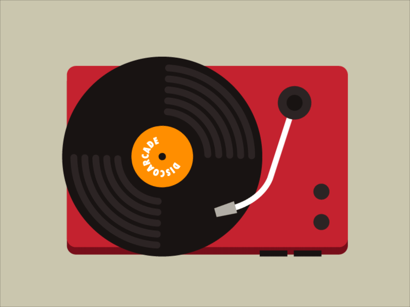Vinyl Record Player by Stephen W. Piercey on Dribbble