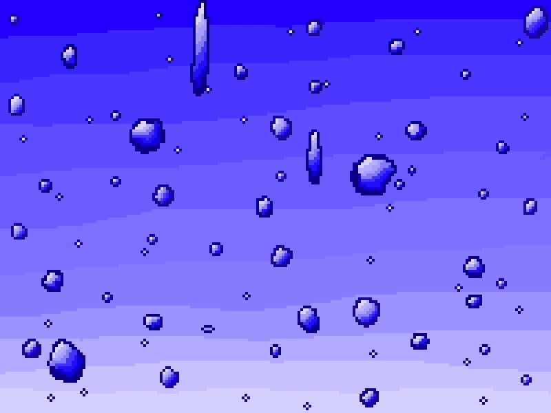 Pixel Art Rain GIF