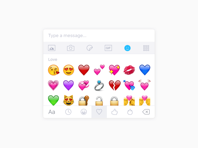 Kik Emoji Theme by Nick MacDougall on Dribbble