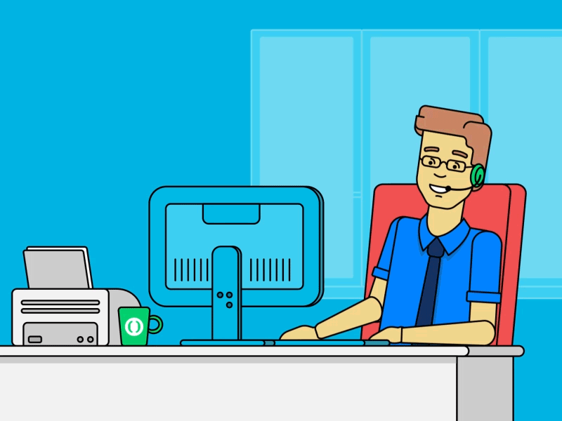 Customer Service Call Center Gif