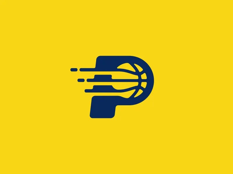 Pacers Basketball Logo Design by Dalius Stuoka logo designer on Dribbble