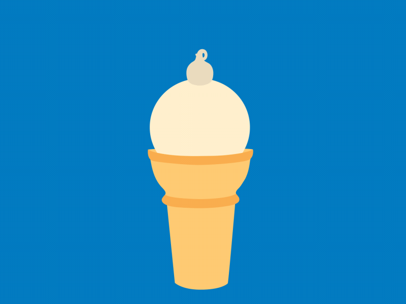 Ice Cream Cone by Dolan Projections on Dribbble