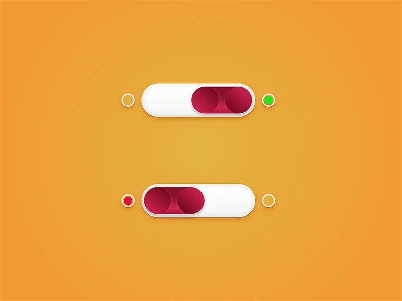 Toggle Button by Ganapati V S on Dribbble