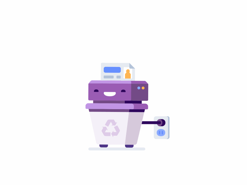 Shredder animation by Philip Ardeljan on Dribbble