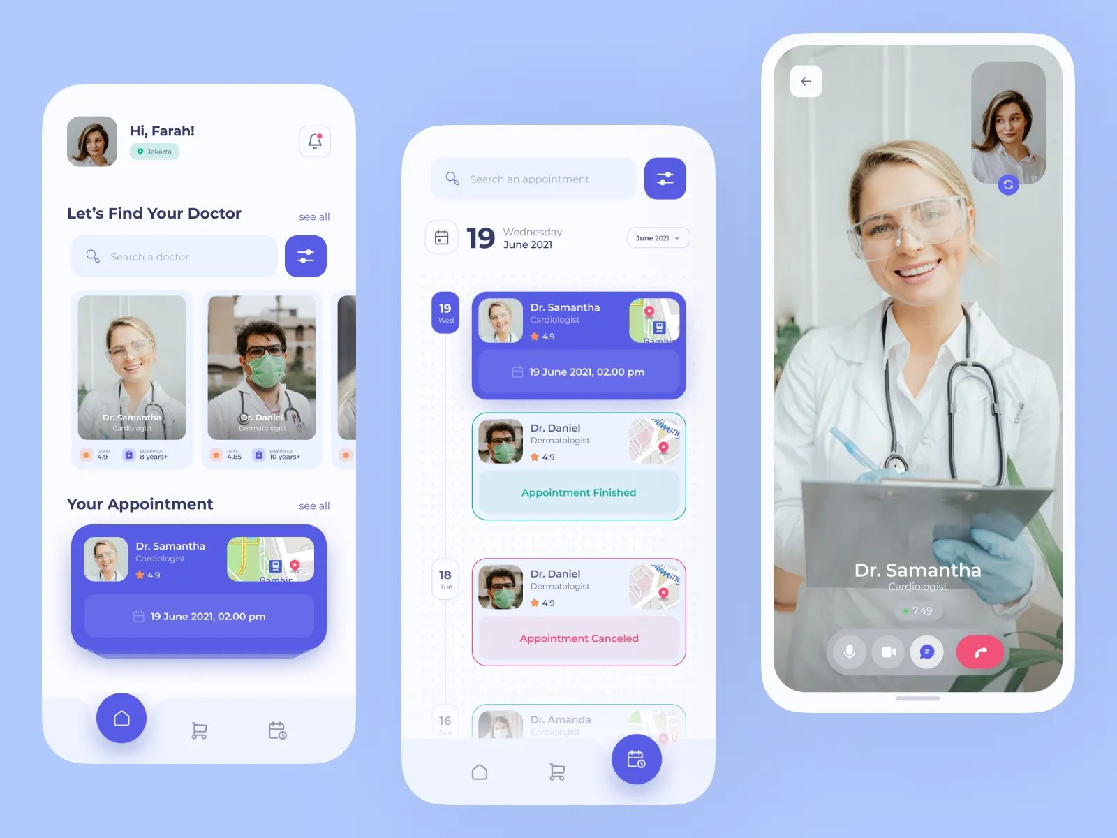 Pocket doc Online Doctor Consultation App UI Kit by YDNTKWIA on Dribbble