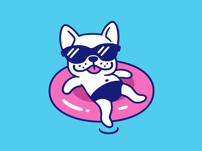 Pool Float by Irina Mir on Dribbble