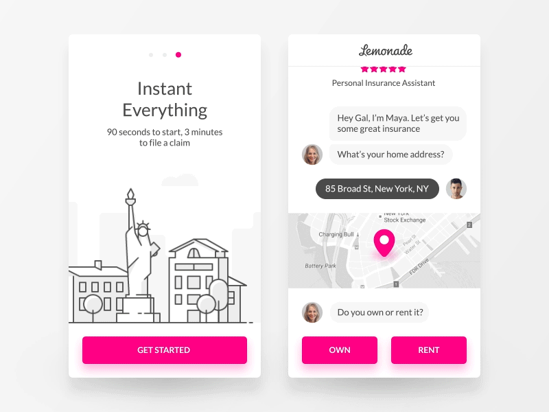We’re Launching Lemonade! by Gal Shir for Lemonade on Dribbble
