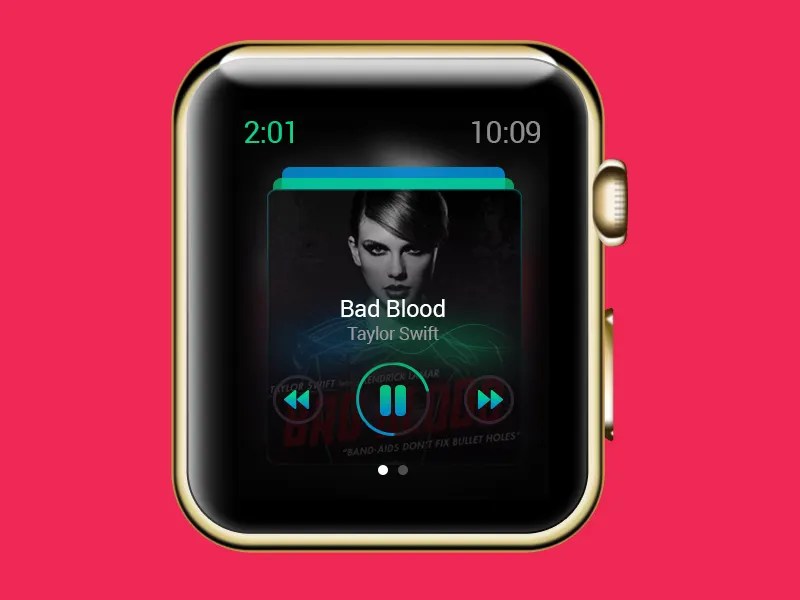 Music Player Apple Watch UI by WORAWALUNS on Dribbble