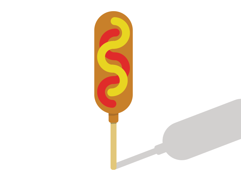 Corndog by Nathan Duffy on Dribbble