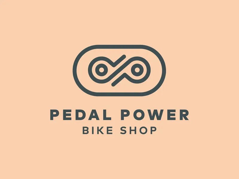 Pedal Power Bike Shop Logo by Austin McKinney on Dribbble