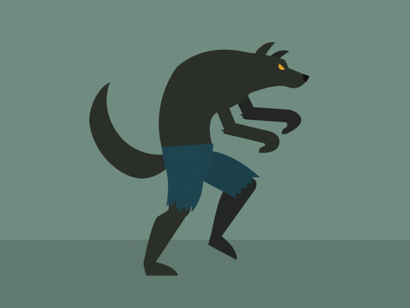 Werewolf Transformation designs, themes, templates and downloadable