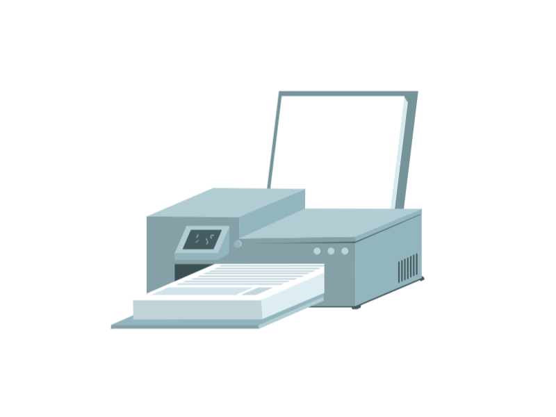 Printer by Pavel Borisov on Dribbble