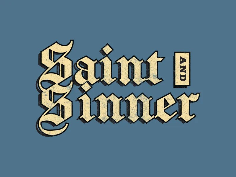 Saint & Sinner by Tonee Jones on Dribbble