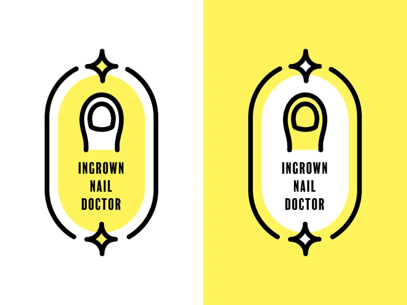 Ingrown nail doctor logo concept by Ragen Venti on Dribbble