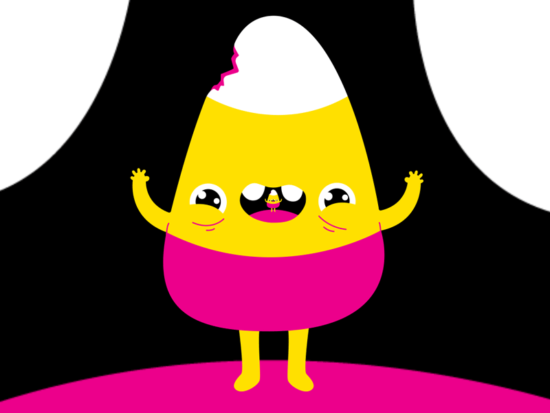 Cannibal Candycorn by Steven Darden on Dribbble