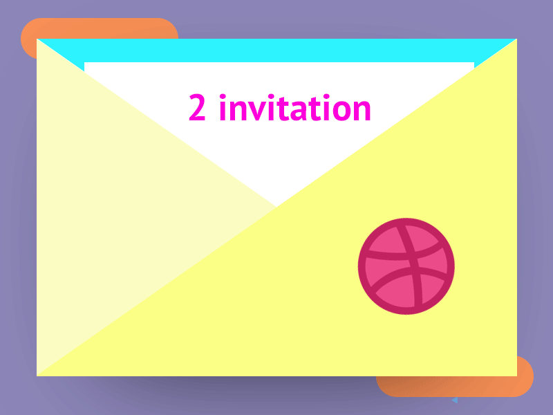 Get your Invitation by Syed Raju on Dribbble