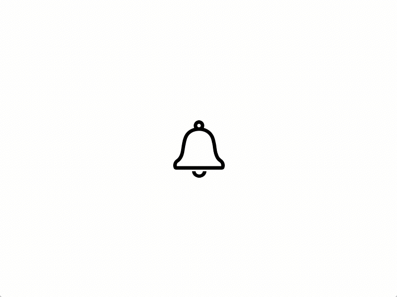 Notification by wrowe on Dribbble