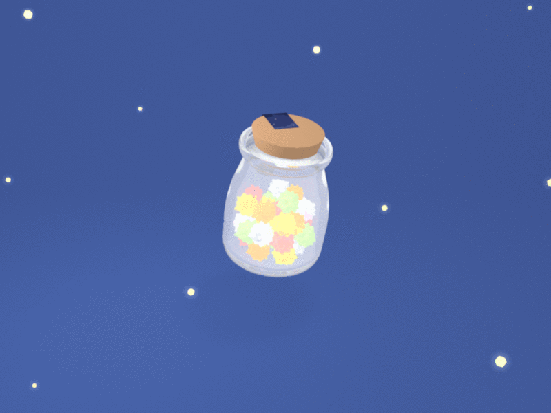 Star Candy (konpeito) *・˚ by Sara Cheong on Dribbble