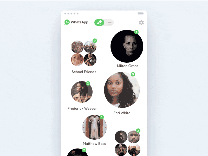 Whatsapp for iOS 10 Bubble view by Johny vino™ on Dribbble