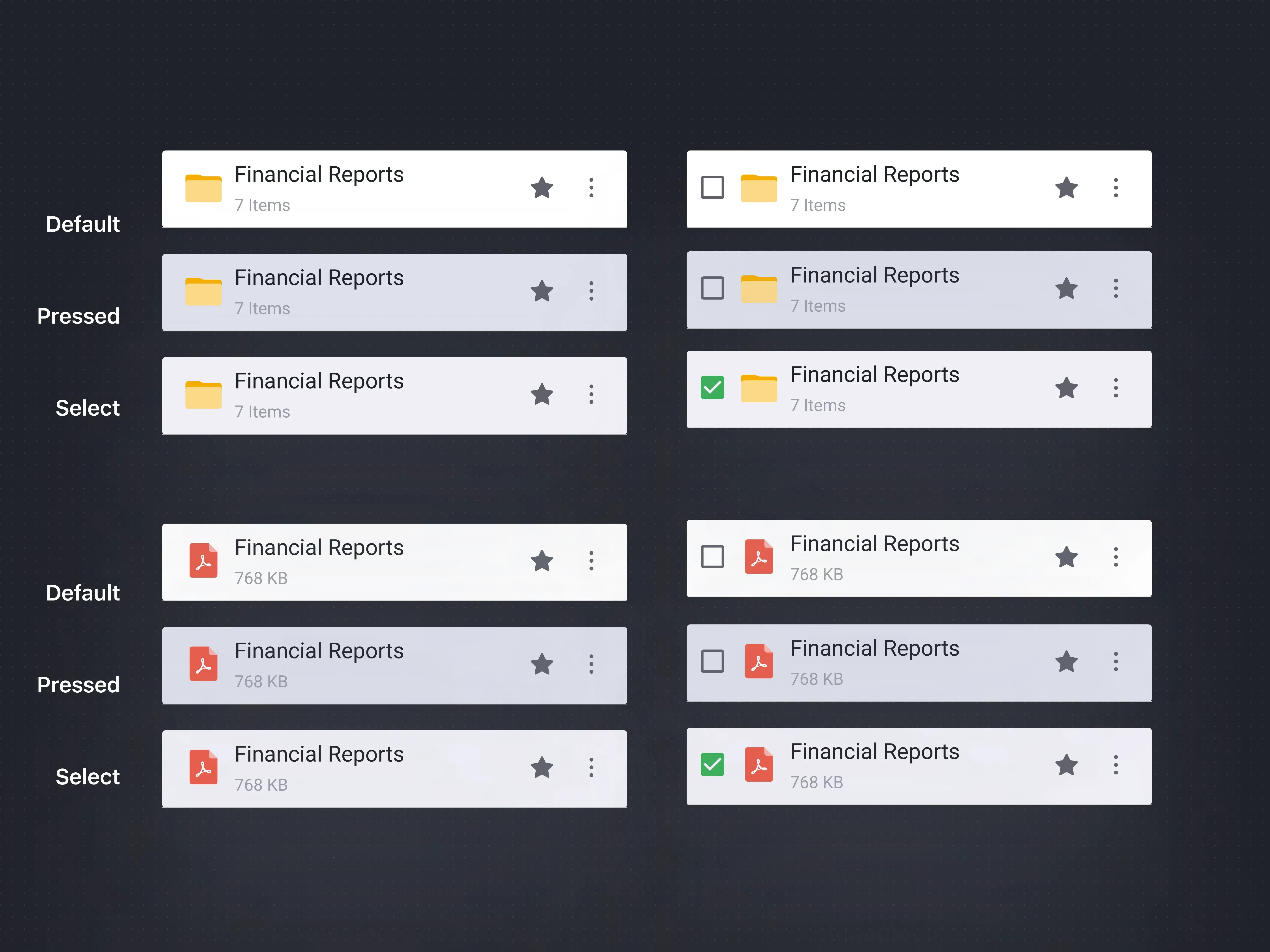 Mobile file cards UI Components by Stanislav Stefaniuk 🇺🇦🇵🇱 on Dribbble