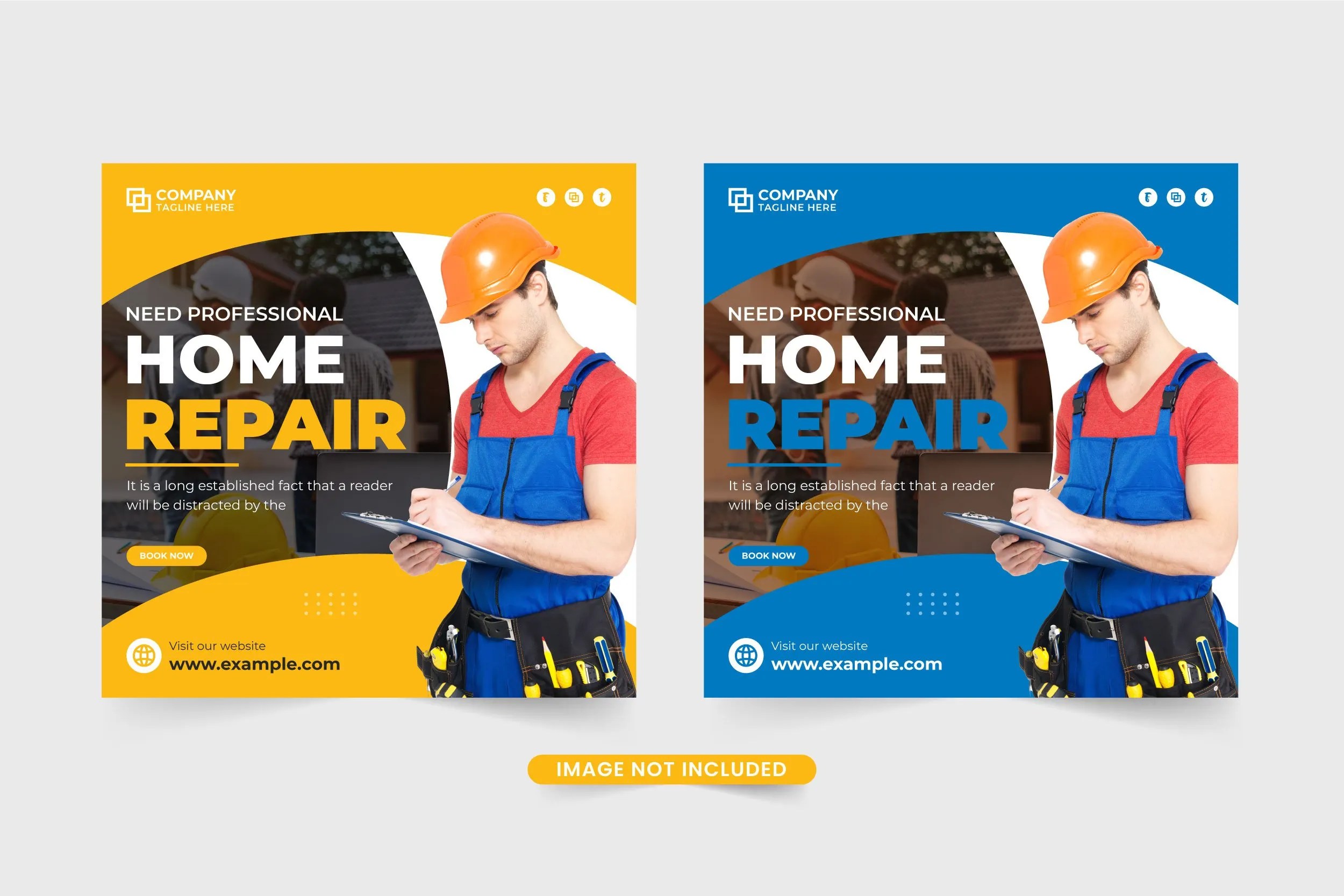 Home repair and renovation template by Iftikhar Alam on Dribbble