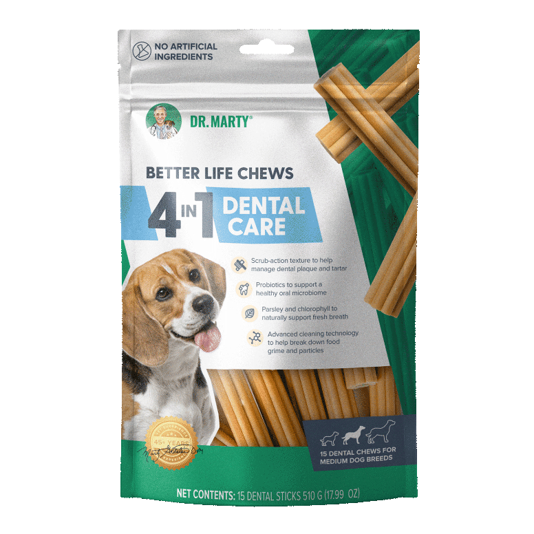 Better Life Dog Dental Chews Dental Sticks For Dogs by Dr. Marty